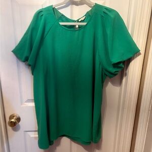 JODIFL Vibrant Green Blouse
